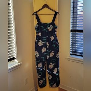 NWT floral crop jumpsuit/ romper